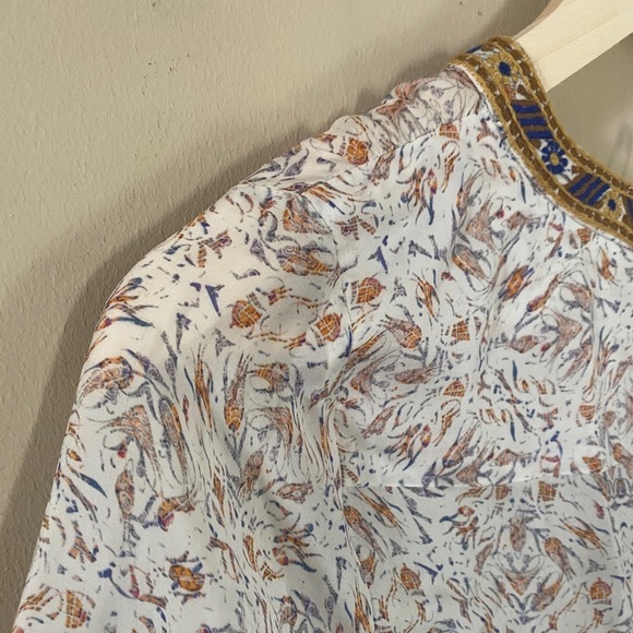 Tangerine NYC Embroidered Print Tunic Dress - Picture 12 of 14